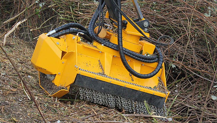 Herder Forestry Mower Attachment