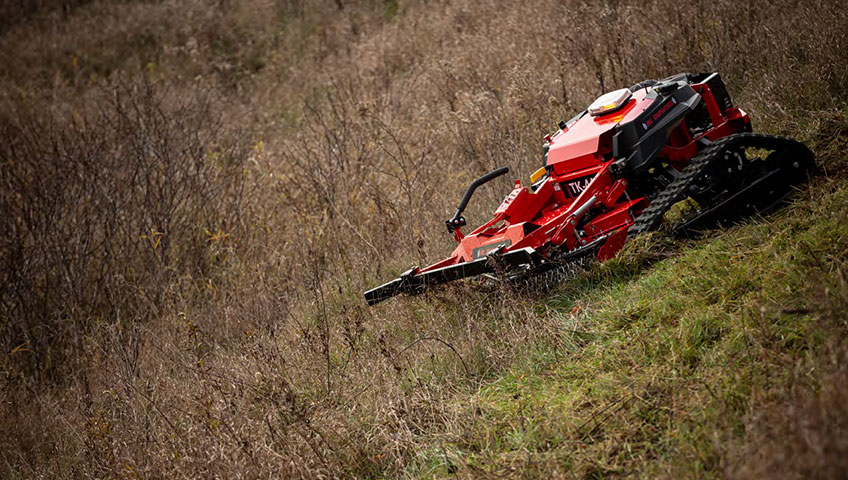RC Mowers TK-44E Remote Operated Tracked Slope Mower